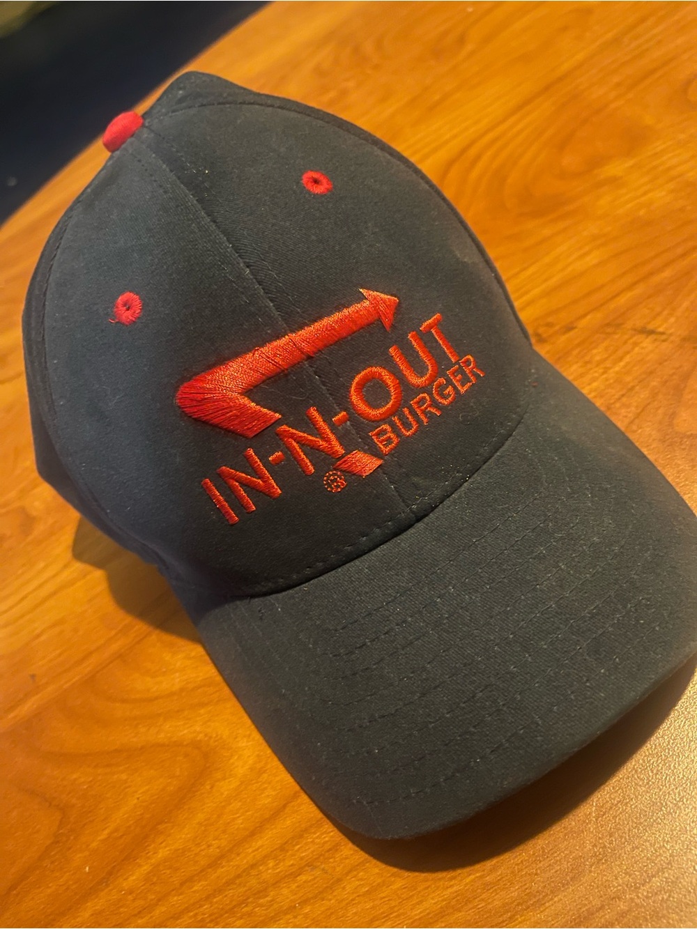In-N-Out Burger Cap with Red Embroidered Logo